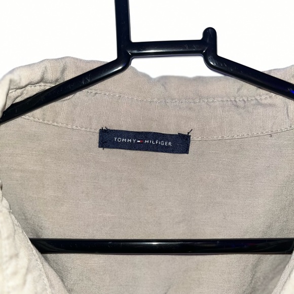 Tommy Hilfigur dress in khaki size large - Picture 5 of 10